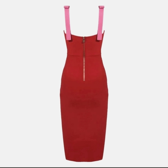 Gorgeous Color Block Bodycon Bandage Dress! - Picture 3 of 6